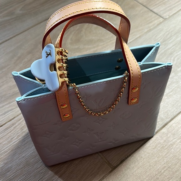 Louis Vuitton Style Blue and Tan Women's Bag - Picture 1 of 13